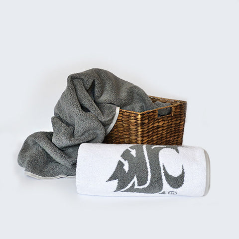 WSU Bath Towel (Gray Logo)